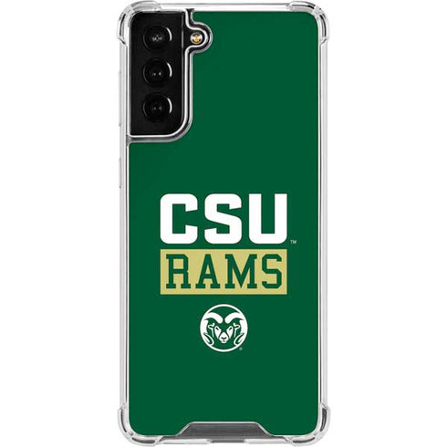 Colorado State University CSU Rams Galaxy S21 FE Clear Case